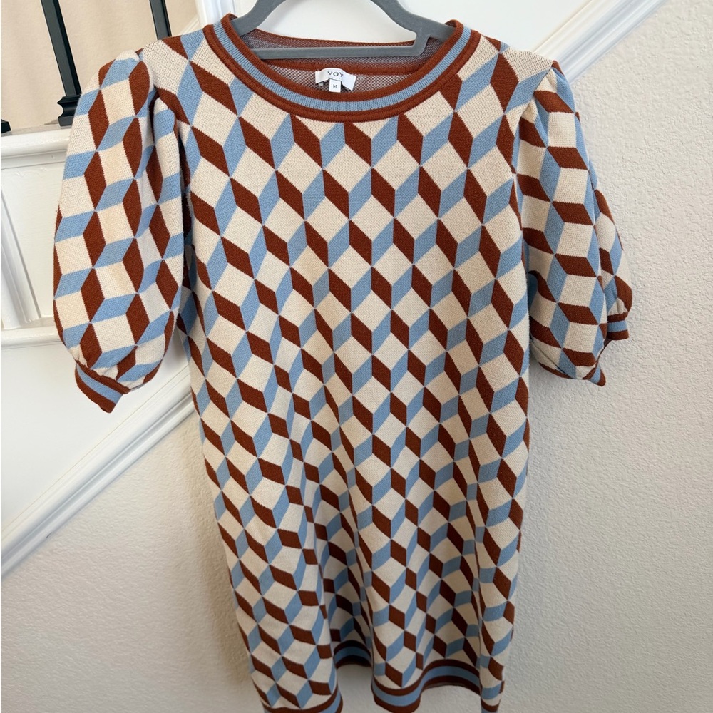 Geometric Patterned Dress